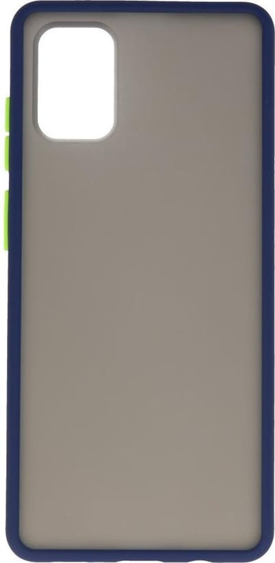 Hoesje Geschikt voor de Samsung Galaxy A71 - Hard Case Backcover Telefoonhoesje - Blauw