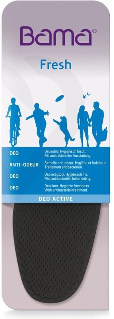 Deo Active Inlegzool | Met Actieve Koolstoflaag Tegen Geurtjes | Bama | Maat 37