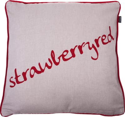 In The Mood Melange Strawberry - Sierkussen - Rood - 50x50 cm