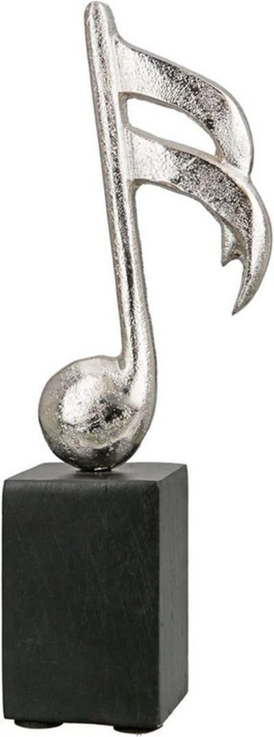 De Muzieknoot - G sleutel - Zilver - 5 x 5 cm - Large Hoogte 23,5 cm