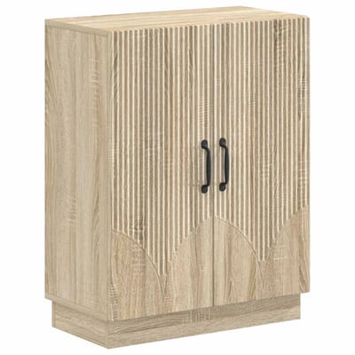 vidaXL - Badkamer - Opbergkast - HOORN - Sonoma - Eiken - 59,5 - x - 31 - x - 77 - cm