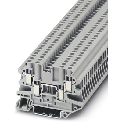 Phoenix Contact rijgklem met schroefverbinding 2,5 mm² - grijs per 50 stuks (UT 2,5-QUATTRO)