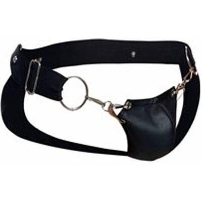 Mob Eroticwear Dngeon Snap Jockstrap Black
