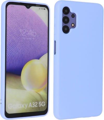 Hoesje Geschikt voor de Samsung Galaxy A32 5G - Fashion Color Backcover Telefoonhoesje - Paars