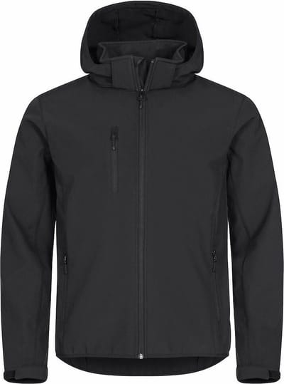Clique Classic Softshell Hoody 0200912 - Zwart - L
