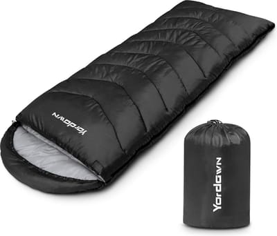 Slaapzak - Kampeerzak - Outdoor Reizen - Waterdichte Coating - 190x75cm - Zwart