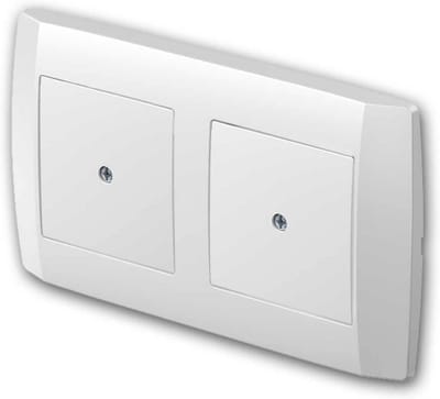 Tweevoudige Blinde Afdekplaat Wit Met Dubbel Frame
