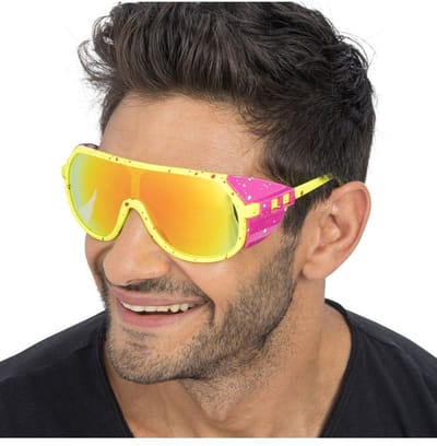 Partybril Pink/Geel Saturn