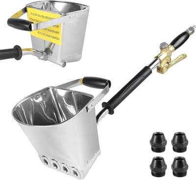 Professionele Jet Polishing Machine voor Muren, 3.5 L Cement Spray Gun met Aluminium Legering, Ideaal voor Gips, Beton en Mortel Coatings