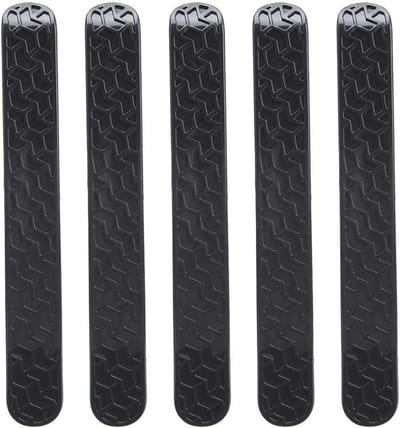 Decoratieve Deurgrepen Strips - 5 Stuks Zwarte Trim voor Wrangler JK 2007-2017, Perfecte Accessoire voor Buiten en Interieur