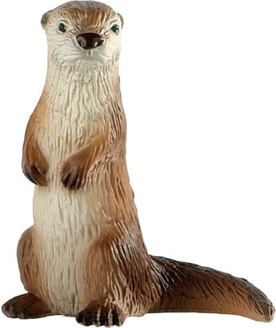Bullyland 64462 – Speelfiguur en verzamelfiguur Otter – ca. 8 cm – levensecht en detailrijk vormgegeven – ideaal als educatief speelfiguur en klein cadeautje voor kinderen vanaf 3 jaar.
