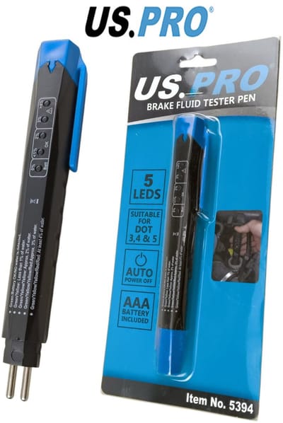 Digitale remvloeistof tester pen voor het meten van het waterpercentage in remvloeistof