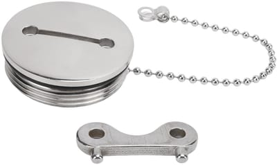 Dailygoody - RVS Brandstoftankdop - Sensor - Sleutel - Boot - Caravan - Truck - Veiligheid - Geschikt voor diverse voertuigen - Met sleutel