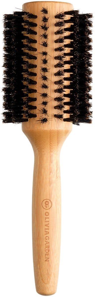 Olivia Garden Bamboo Touch Ronde bamboe borstel met 100% puur everzwijnhaar borstels Dames