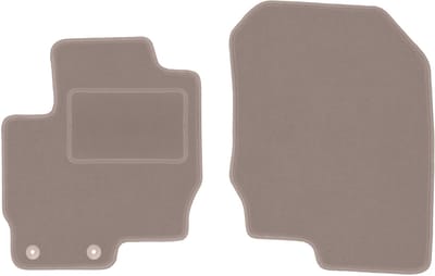 Beige voormatten voor: Mitsubishi Colt VII hatchback (2008-2012)