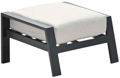 Lincoln voetenbank - carbon black - desert sand