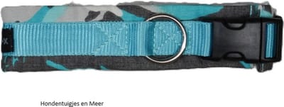 annyx halsband-kliksluiting -verstelbaar-Limited Edition Camouflage/Ice maat 6 voor grote hond nek omvang ca 47 tot 53 cm
