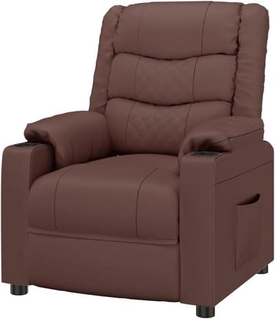 Relaxstoel - Fauteuil Stoel - Ontspannen Zitten - Handmatig Verstelbaar - 785 x 955 x 100 cm - Bruin