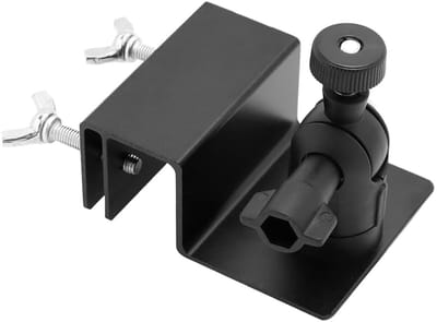 Dailygoods - Universele camerabevestiging - Weerbestendig - 360 graden draai- en kantelbaar - Zwart - Wandmontagebeugel - Geschikt voor buitencamera's...