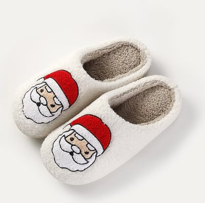 Budino® Kerst Pantoffels - Kerst Sloffen - Pantoffels - Sloffen - Dames en Heren - Kerstman - Maat 37/38
