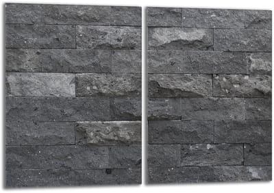 TMK ArtDeko - Glasplaat Bescherming - 40x52 cm - Baksteen Thema