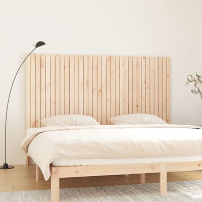 vidaXL - Hoofdbord - wandmontage - 204x3x110 - cm - massief - grenenhout