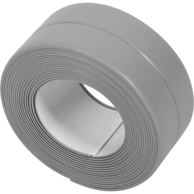 3 Couleurs 3.2M Longueur Bande d'Étanchéité Auto-Adhésive pour Bain et Mur Bordure pour Bords d'Évier Cuisine Nouveau 38mmx3.2M gray gray