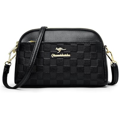 Nieuwe One-shoulder Crossbody Tas Modieuze Dames Tas Meerlaags Kleine Tas Modieuze Kleine Schoudertas black