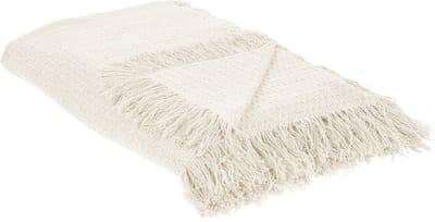 YERBENT - Bedsprei - Gebroken wit - 200 x 220 cm - Katoen