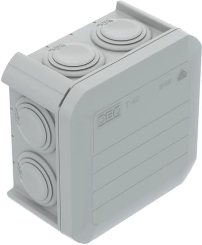 OBO T-Box Wand/Plafond Kabeldoos - 2007045 - E2M9Q