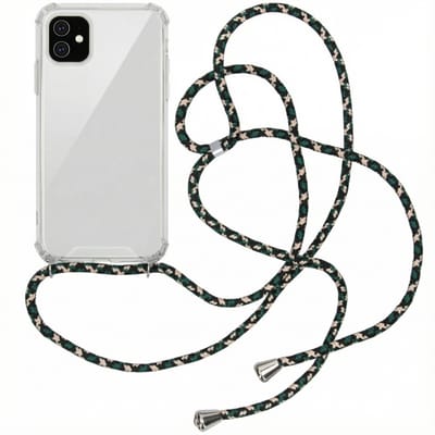 imoshion Hoesje - Geschikt voor Apple iPhone 11 - Backcover met koord - Green Multi Color
