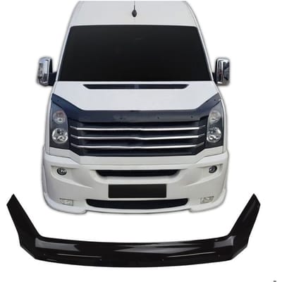 SCOUTT | Motorkap Deflector Bescherming Voor Volkswagen Crafter 2012-2017, Aerodynamisch, Eenvoudige Montage, Geen Boren Vereist