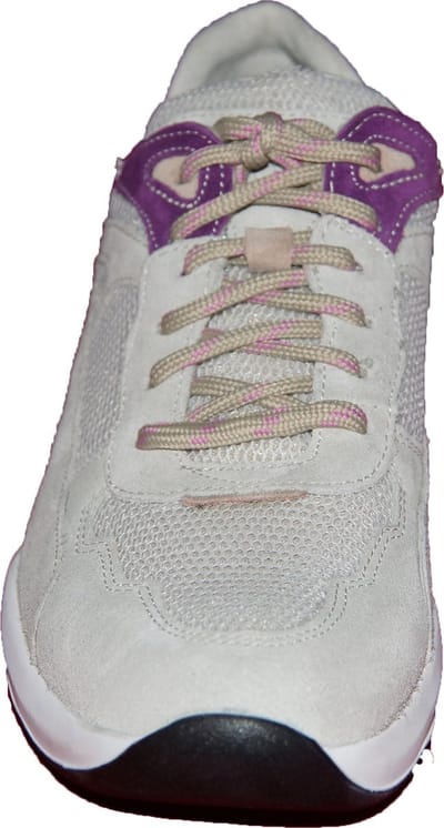 Durea 6283 Sneaker Offwhite/Viola Wijdte K maat 9 ( 43 )