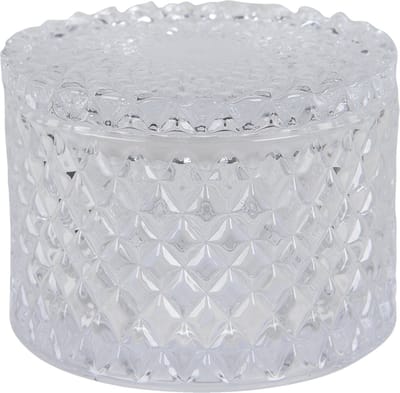 Clayre & Eef Glazen potje Ø 11x8 cm Glas