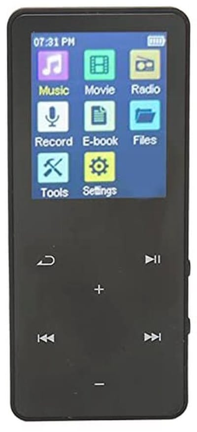 Draagbare MP3-speler met 8 GB Geheugen en Bluetooth 5.0 - Ideaal voor Kinderen, Studenten en Senioren