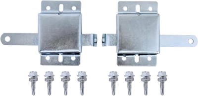 Veilige garagedeurslot set voor binnen en buiten gebruik, ideaal voor garagedeuren, poorten en stalen onderdelen met stevige slotbouten en knoppen (links en rechts)