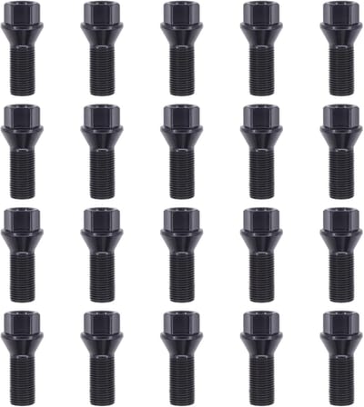 Bouten M14x1.25 voor BMW 1 Serie 2 Serie 3 Serie 4 Serie 5 Serie 6 Serie X1 X3 I3 I8 Wiel Lug Bolt Moeren Taps Seat 60°HEX 17mm 36136781151