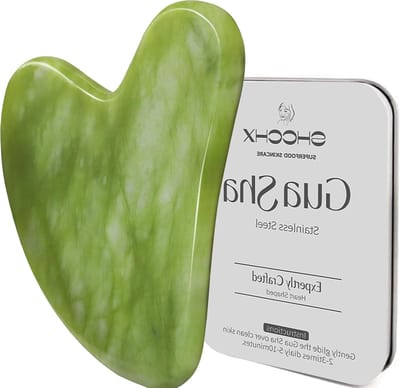 Gezichts- en Lichaamsmassage met Gua Sha Jade Steen, Verminder Rimpels en Oogzakken, Perfecte Spa Cadeaus voor Vrouwen