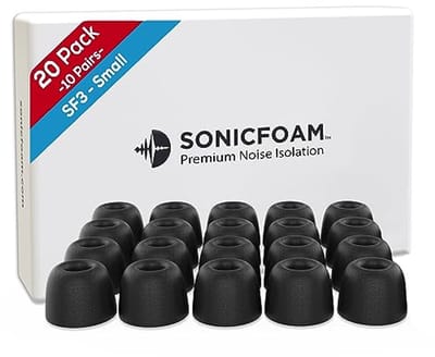 Oordopjes van traagschuim - Hoogwaardige Geluidsisolatie voor In-Ear Koptelefoons, 20 Stuks