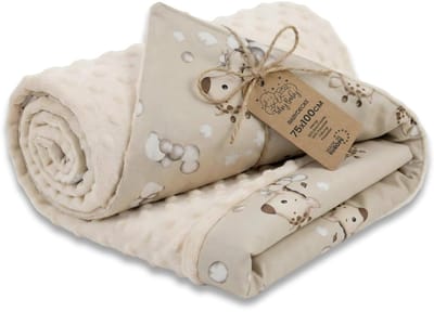 Dailygoods- Babydeken All-season - Pluche Deken - 75x100 cm - Zacht Warm - Ademend - Oeko-Tex Goedgekeurd - Kinderdeken