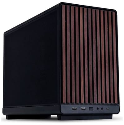 Lian Li A3-mATX Wood Edition Side Glass Behuizing