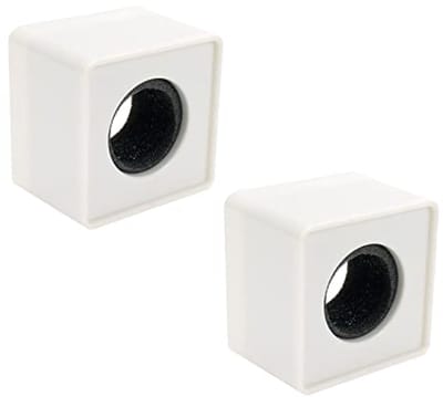 2 Stuks Microfoon Standaards voor Interviews - Vierkante Vlaggen