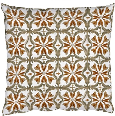 Sierkussens - Kussentjes Woonkamer - 50x50 cm - Siertegel - Patroon - Bruin