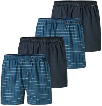 SCHIESSER Geweven boxershorts Verpakking van 4