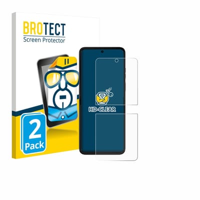 BROTECT - Screenprotector voor Motorola Razr+ 2025 - Folie Beschermfolie transparant 2 Stuks