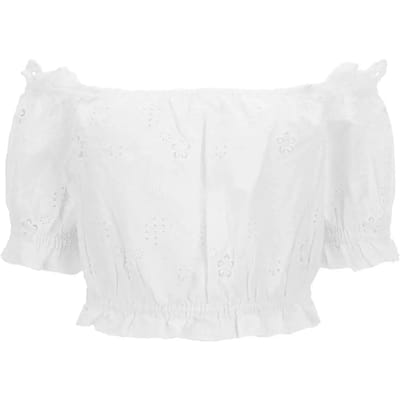 Off-the-shoulder blouse voor dames Guess Frida