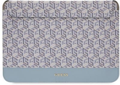 Guess G-Cube Sleeve - Geschikt voor o.a. Apple MacBook (16") - Blauw