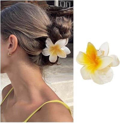 Grote Bloemen Haarclip Hawaii Stijl – Tropische Zomer Strand Haarspeld