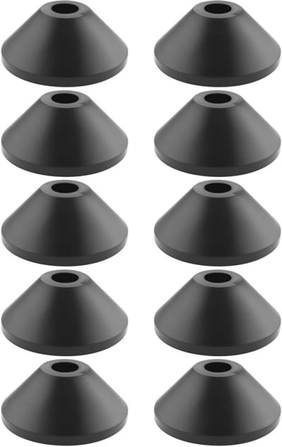 Toiletbolt 10 Stuks - Afdichtingsringen - Rubber - M6 - Antislip - 25mmx10mmx10mm - Afdichtingsring