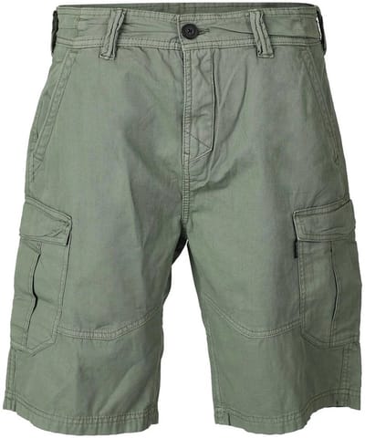Brunotti - Caldo-N - Wandelbroek Vintage Green - Korte Broek Heren met Zakken - Cargo Broek - 100% Katoen - S